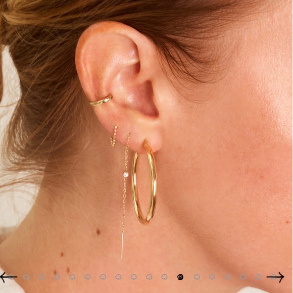 Catbird Jewelry - Catbird 14k Gold Tubetti Hoops